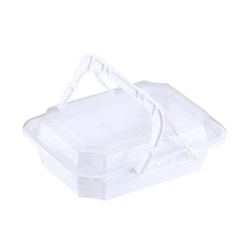 डिस्पोजेबल पेस्ट्री मिठाई tiramisu केक खाद्य कंटेनर पैकेजिंग बॉक्स स्पष्ट ढक्कन के साथ takeaway सुशी खानपान प्लास्टिक takeout बॉक्स