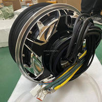 Moteur de moyeu de roue arrière sans balais QS 260 12 pouces 72V 9000W en aluminium avec frein à disque et étanchéité IP67 pour trottinette électrique de course
