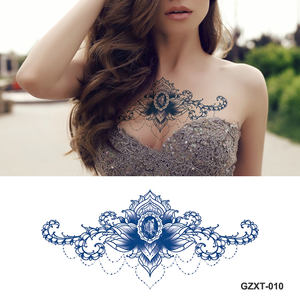 Autocollants de <span class=keywords><strong>tatouage</strong></span> imperméables de 2 semaines, motifs d'ailes et de fleurs, autocollants de <span class=keywords><strong>tatouage</strong></span> sexy, tatouages temporaires semi-permanents pour femmes - Product Image 3