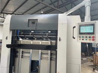 Automatische PLC-Flachbett-Hochgeschwindigkeits-Stanzmaschine für die Kartonherstellung