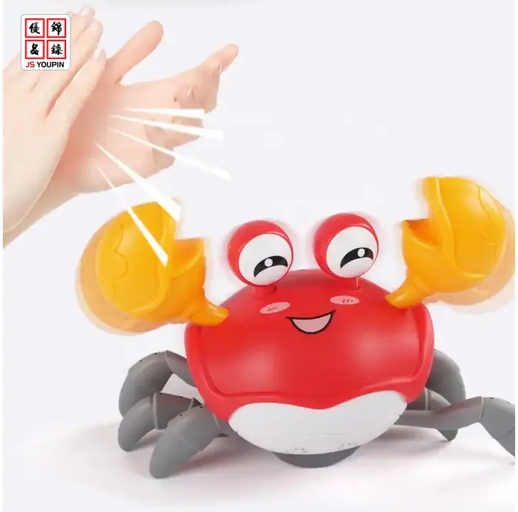 KINGDOM TOYS Reptile walking electric toy Crab toy voice control Runaway Crab