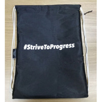 Sac de sport unisexe décontracté pour club de football avec logo personnalisé imprimé, sac à dos à cordon en polyester imperméable pour équipe