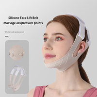 Ceinture de serrage en silicone pour le visage, dispositif de remodelage du visage en forme de V, ceinture amincissante pour le double menton
