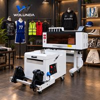 Printer DTF Wolunda dengan Shaker untuk Pencetakan Kaos Menggunakan Tinta Pigment Printer DTF 30cm
