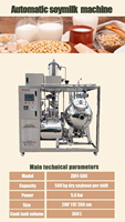 Machine à lait de soja automatique, machine industrielle à lait de soja, machine de traitement efficace du lait de soja