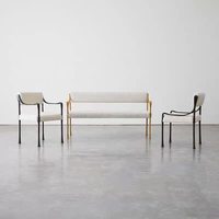 Chaise de salle à manger moderne de luxe en cuivre pur, fauteuil en velours design, chaise de loisirs artistique pour la décoration de villas et de maisons de prestige