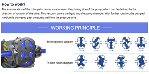 Pompe à lobes rotative en acier inoxydable de qualité alimentaire avec entrée rectangulaire pour la <span class=keywords><strong>viande</strong></span> <span class=keywords><strong>hachée</strong></span>, les tartes, la purée de <span class=keywords><strong>champignons</strong></span>, pompe de transfert - Product Image 4