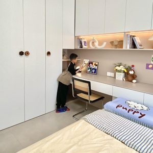 Set di Mobili per Camera da Letto con Letto in Legno, Testiera Moderna <span class=keywords><strong>e</strong></span> Tatami, Design Personalizzabile, Vendita all'Ingrosso - Product Image 2