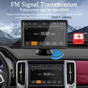 All'ingrosso F133 facile installazione autoradio lettore MP5 autoradio 7 pollici portatile Carplay schermo GPS WIFI RAM Radio Con Pantall