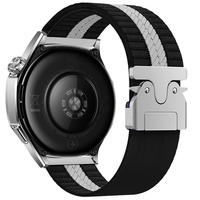 Eraysun Luxury Sport Soft Strap Stoff 22MM Fallschirm schnalle in Kontrast farben Gewebte Schnalle Nylon Uhren armbänder