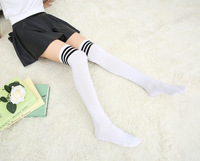 Nouvelles basse-cuisses rayées en coton peigné respirant taille unique pour fille, collection automne-hiver