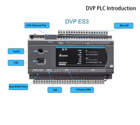 Controlador Lógico Programable Delta PLC DVP48ES300T/DVP48ES300R con 24 Entradas Digitales y 24 Salidas de Transistor/Relé para Equipos de Automatización