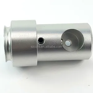 Custom Cnc Aluminium Geanodiseerde Fiets Dwarsbalk Straat Hek Oem Lang Pijpslot