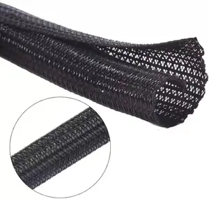 PET braided sleeving for self-closing braided of split sleeving