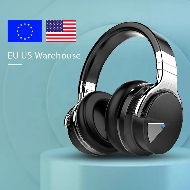 COWIN E7KY ANC kulaklık abd ab depo gürültü iptal Casque oyun Bluetooth kulaklık kablosuz Bluetooth kulaklık