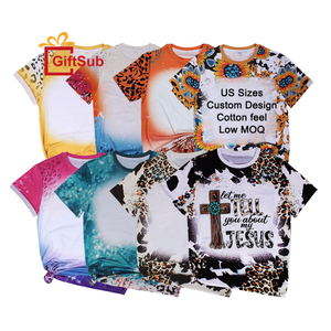 Camisetas Unisex Sublimadas con Efecto Decolorado, Camisetas con Estampado Personalizado, Camisetas de Poliéster para Sublimación - Product Image 6