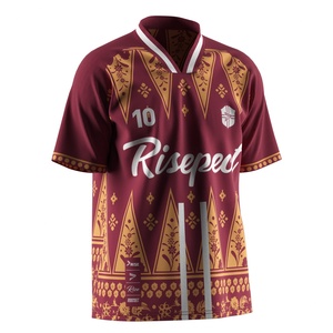 Camiseta de Fútbol Bordada con Cuello Polo en V y Tejido Refrigerante, Perfecta para Entrenamientos y Partidos de Fin de Semana - Product Image 5