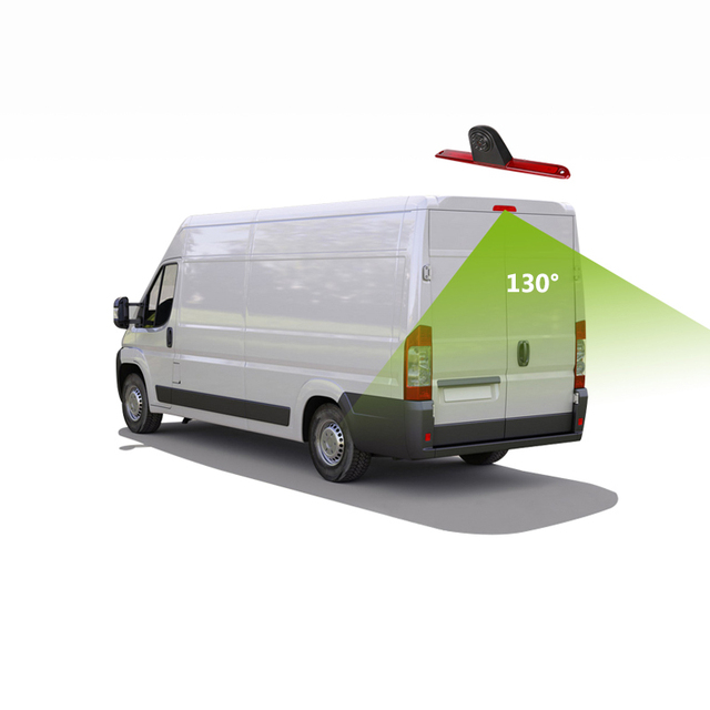 Customized HD 1080P Mirror Flip 6 LED Night Vision Backup Camera for VW Crafter/Mercedes-Benz Sprinter Waterproof Reverse Camera