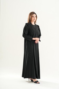 อาบายะห์ผู้หญิงแขนยาวดีไซน์ใหม่ปี 2026 สไตล์พรีเมียม หรูหรา โดดเด่น นุ่มสบาย สำหรับฤดูหนาว - Product Image 3