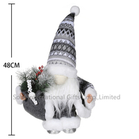 Nouveau design de gnome de Noël noir et blanc, deux tailles, gnome de Noël, décoration de Noël pour la maison