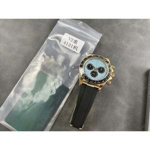 Montre mécanique de qualité supérieure VS Factory, mouvement chronographe en or, bracelet en caoutchouc, cadran panda - Product Image 6