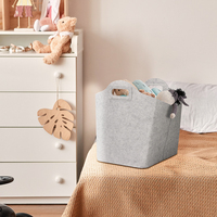 2025 nouveau panier de bois de chauffage maison Durable écologique Polyester feutre porte-bûches Portable intérieur stockage de bois de chauffage