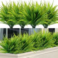 Maison Jardin Intérieur Extérieur Fenêtre Boîte Décor Faux Fougère Plantes Verdure Tiges Artificielles Boston Ferns