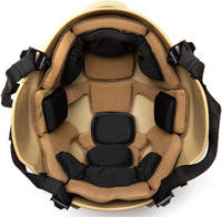 Kit de coussinets tactiques pour casques à profil haut et à profil moyen, coussinets en mousse à mémoire de forme pour la chasse, pour produits de casque