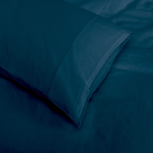 Juego de Ropa de Cama de Lino y Algodón <span class=keywords><strong>Azul</strong></span> Ecológico Personalizado de Alibaba, 20 Piezas, <span class=keywords><strong>Funda</strong></span> de Edredón Suave, Estilo Simple, Tejido para Hogar u Hotel - Product Image 4