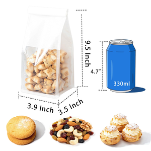 Greaseproof Disposable Customized Logo Size Food Grade Packaging Paper Sandwich <b>Bread</b> Dessrt Baking <b>Bag</b> Without Handle Kraft - Product Image 3