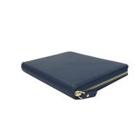 Porte-documents en cuir galet mallette de rangement de fichiers organisateur électronique dossier Tech Folio avec fente pour carte poche pour téléphone