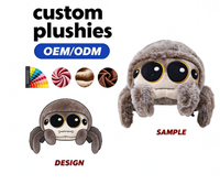 Peluche Araignée de Dessin Animé Douce et Moelleuse, Style Simulation Personnalisé pour Souvenir et Décoration Intérieure