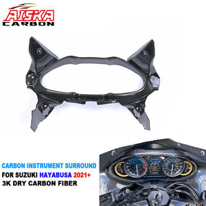 AISKA Carbon 100% véritable fibre de <span class=keywords><strong>carbone</strong></span> 3K sèche, contour d'instrument de moto pour Suzuki GSX1300R <span class=keywords><strong>Hayabusa</strong></span> 2021-2026 - Product Image 1