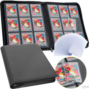สมุดเก็บการ์ดสะสม QYS Premium PU Leather Toploader Binder 9 ช่อง สำหรับเก็บสะสมการ์ด - Product Image 5