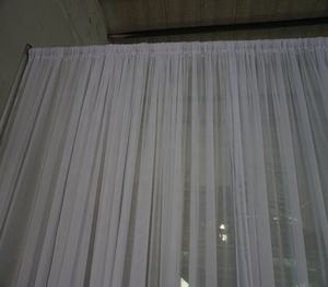 Support de toile de fond de luxe pour événements, 14 pieds x 12 pieds, pour mariages et scènes, avec système de tuyaux et rideaux - Product Image 2