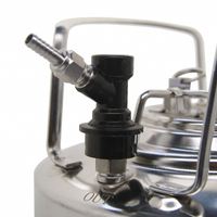 Connecteur de Dégagement Rapide pour Fût de Bière à Gaz Liquide de Grande Qualité avec Raccord Barb pour Fût Cornelius