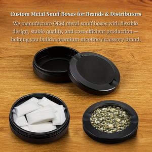 Latas de Alumínio para Snus com 3 Camadas de Cobre, Recipientes Metálicos para Energia Nicotina, Fabricante de Snus - Product Image 5