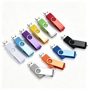 Unidad Flash USB 2.0 Metálica Giratoria de Bajo Precio, 1GB-128GB, Logotipo Personalizado, Unidad de Memoria USB Promocional al por Mayor - Product Image 1