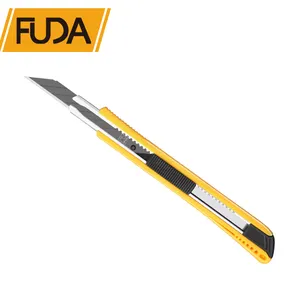 Mini cuchillo cortador de papel de cartón deslizante automático, 9mm - Product Image 1