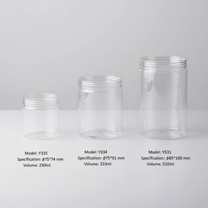 Kemasan Kue Plastik PET Transparan Laris Manis, Stoples Penyimpanan Makanan Silinder Multi-Diameter dengan Tutup Ulir - Product Image 6