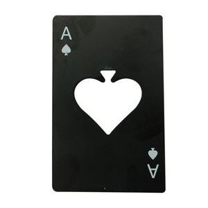 Ace of Spades Beer Credit Size Casino Poker Card Bottle <b>Opener</b> - Product Image 3