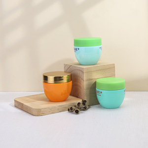 Pet <b>Plastic</b> <b>Jars</b> 50g Round Wide Mouth Cosmetic Packaging Cream Hair Mask Scrub Containers - Product Image 2