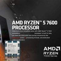 Untuk Ryzen 5 7600 R5 7600 3.8 GHz 6-Core 12-Thread CPU 5NM L3 = 32M 100-000001015 soket AM5 Tray baru tapi tanpa pendingin