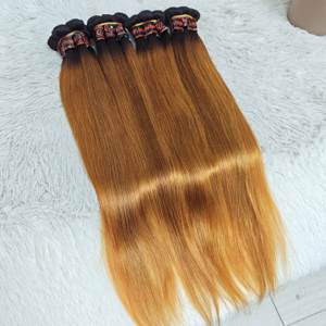 Letsfly - Paquetes de Cabello Lacio de 28 Pulgadas, Color 1B/30, Venta al por Mayor #   Extensiones de Cabello Humano Brasileño 100% Natural, 20 Piezas, 1 kg en Stock - Product Image 1