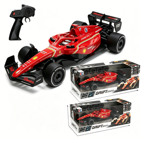 Auto de Carreras a Control Remoto de Fórmula <span class=keywords><strong>1</strong></span> a Escala <span class=keywords><strong>1</strong></span>:16 de 2.4 GHz con Alcance de 100 m y 5 Canales - Juguete RC de Carreras F1 para Niños - Product Image 1