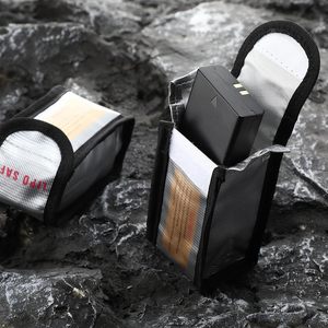 Lipo Battery Bag Lithium Battery Storage <b>Fireproof</b> and Explosion Proof Bags Guard Safe Pouches for Charging Home Travel Office - Product Image 4