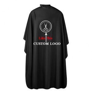 Cape de Salon Imperméable Personnalisable avec Logo, Cape de Coiffure Professionnelle Anti-adhérente, Cape de Barbier de Haute Qualité avec Boutons Pression - Product Image 1