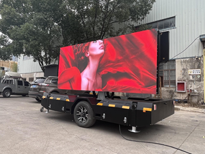 Mobile LED Trailer Advertising Billboard, Wireless Remote Control Outdoor LED Display <b>Sign</b>, Suitable for Trucks - Product Image 3