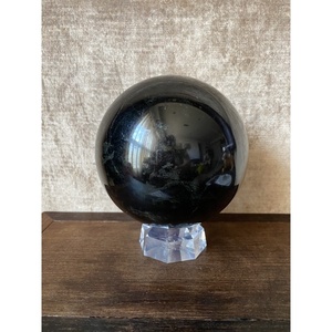 Hand-Polished Black Tourmaline Healing <b>Crystal</b> Sphere Factory Price Natural Black Tourmaline Decorative Ball for Sale - Product Image 6