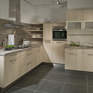 Đơn giản grey/Than thực hiện để đặt hàng nhà bếp đơn vị với thanh gỗ - Product Image 5